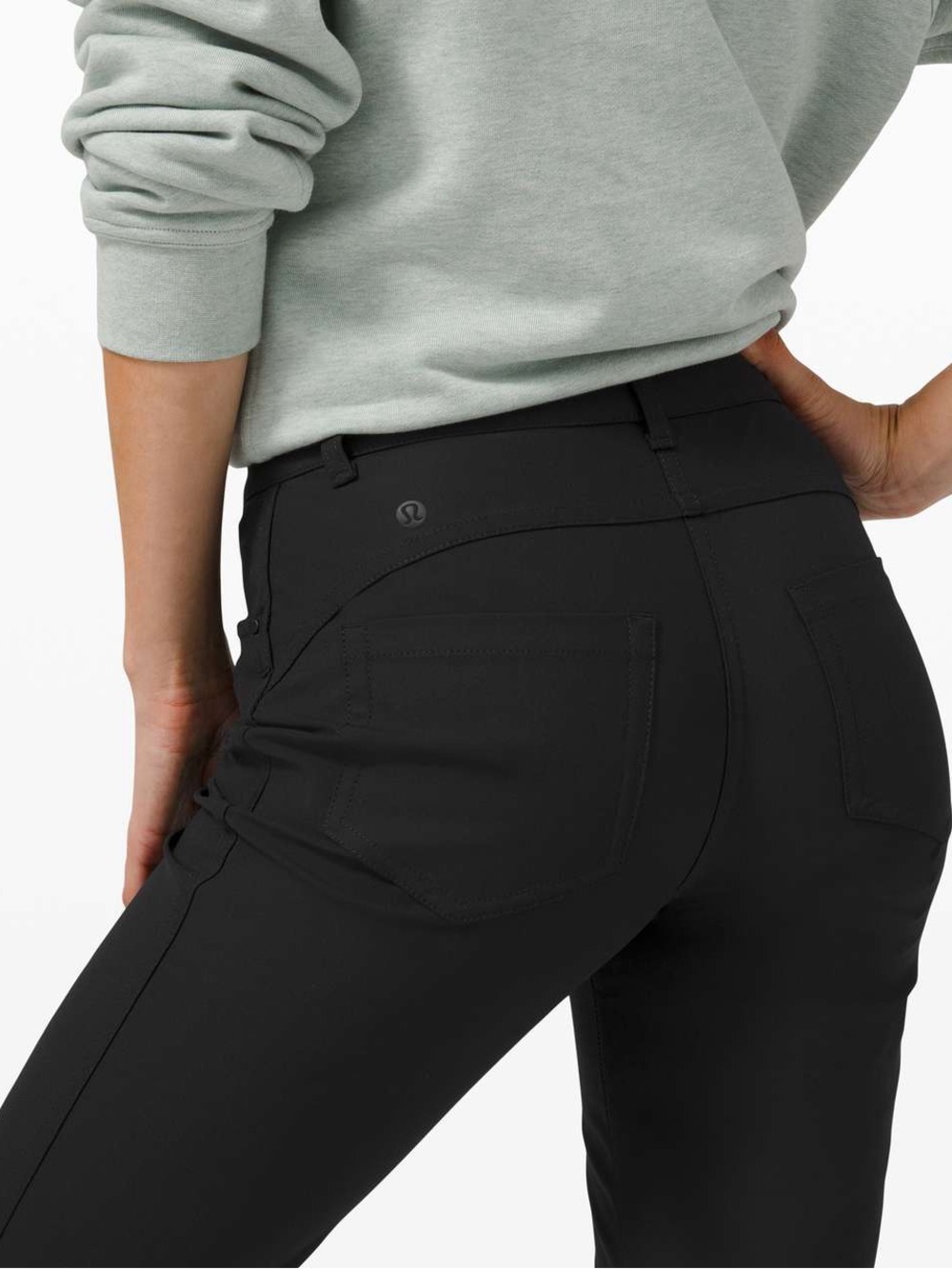 Lululemon Women's City Sleek 5 Pocket Everyday Pants in Black Size 8 - Picture 3 of 11